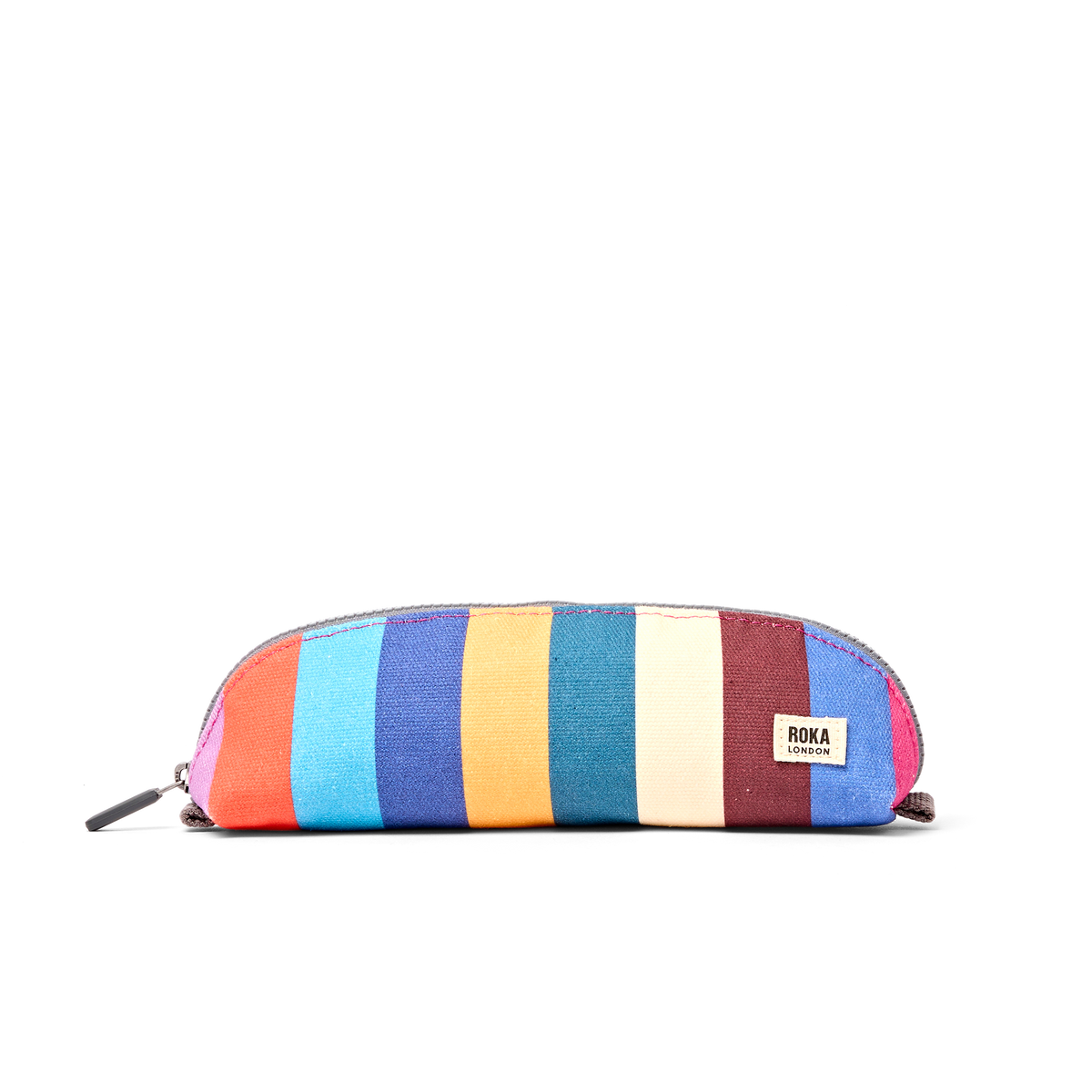 Tate Pouch in Wide Stripe Multi