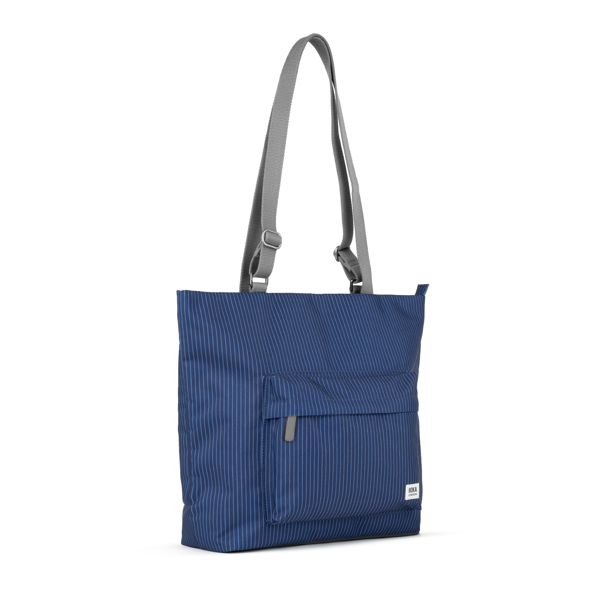 Trafalgar Tote Bag in Dark Wash Denim – ROKA London
