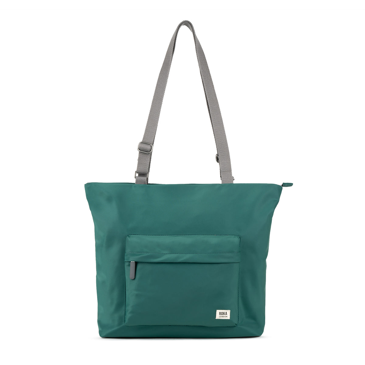 Trafalgar Tote Bag in Teal Recycled Nylon