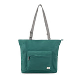 Trafalgar Tote Bag in Teal Recycled Nylon