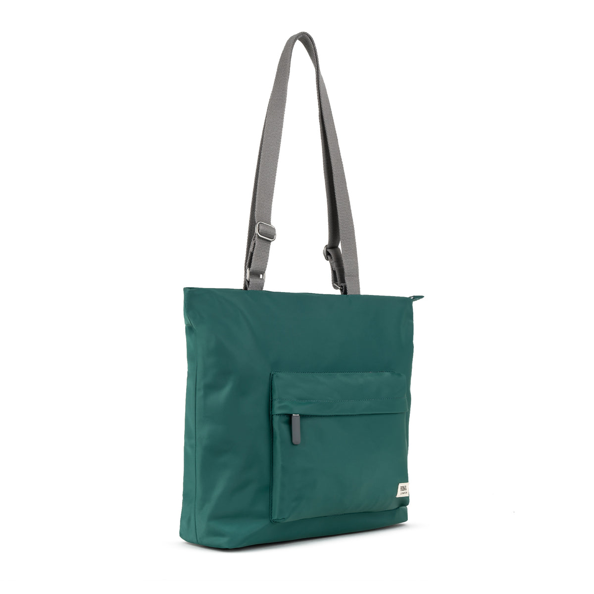 Trafalgar Tote Bag in Teal Recycled Nylon