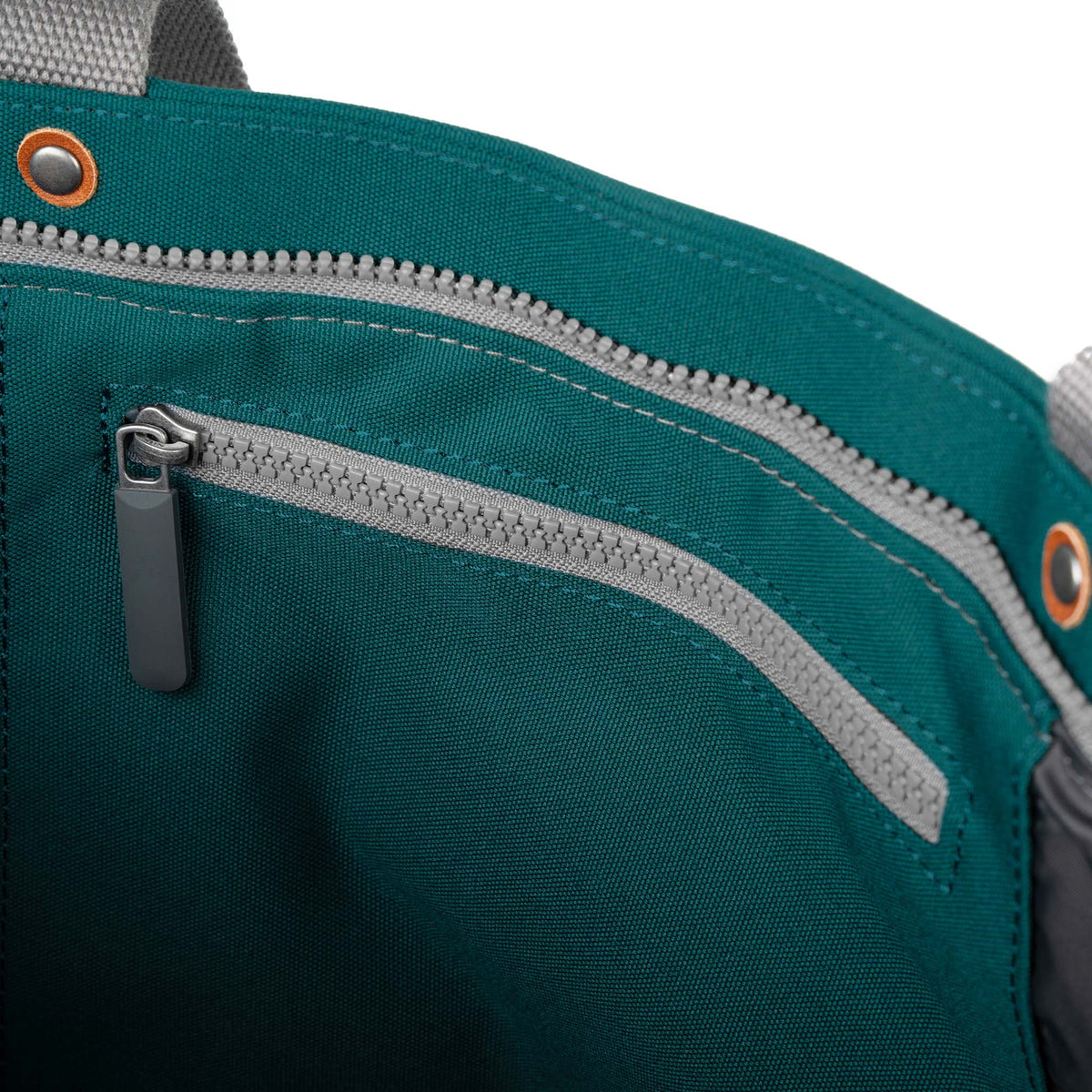 Trafalgar Tote Bag in Teal Recycled Canvas