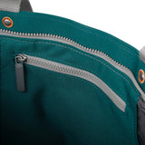 Trafalgar Tote Bag in Teal Recycled Canvas