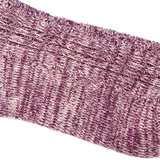 Wallace Crew Socks for Women in Berry