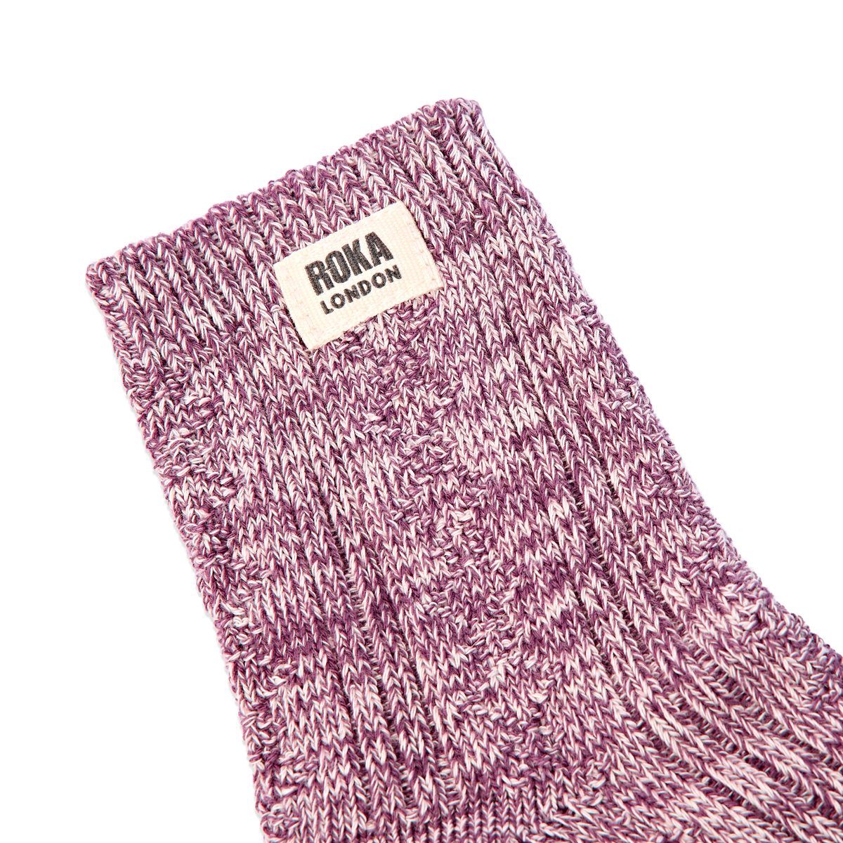 Wallace Crew Socks for Women in Berry
