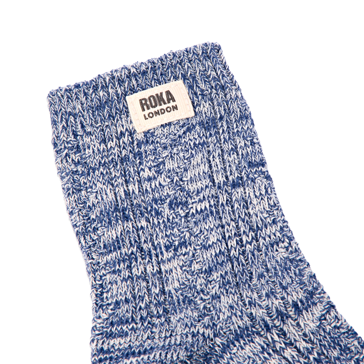 Wallace Crew Socks for Women in Coastal Blue