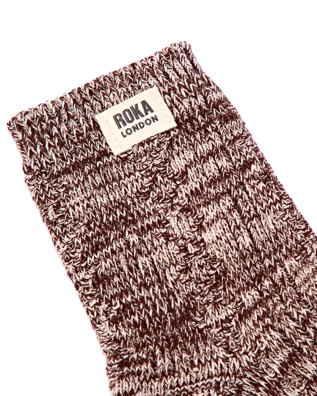 Wallace Crew Socks for Women in Coco