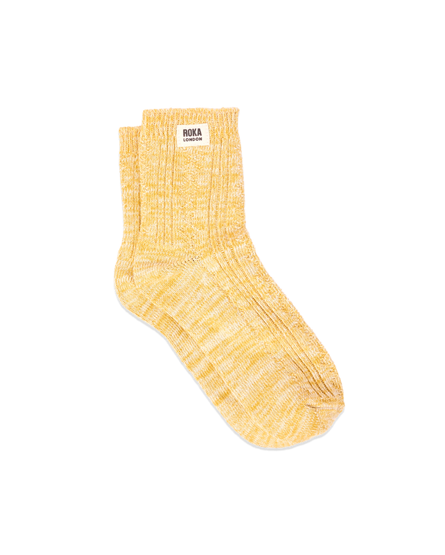 Wallace Crew Socks for Women in Corn