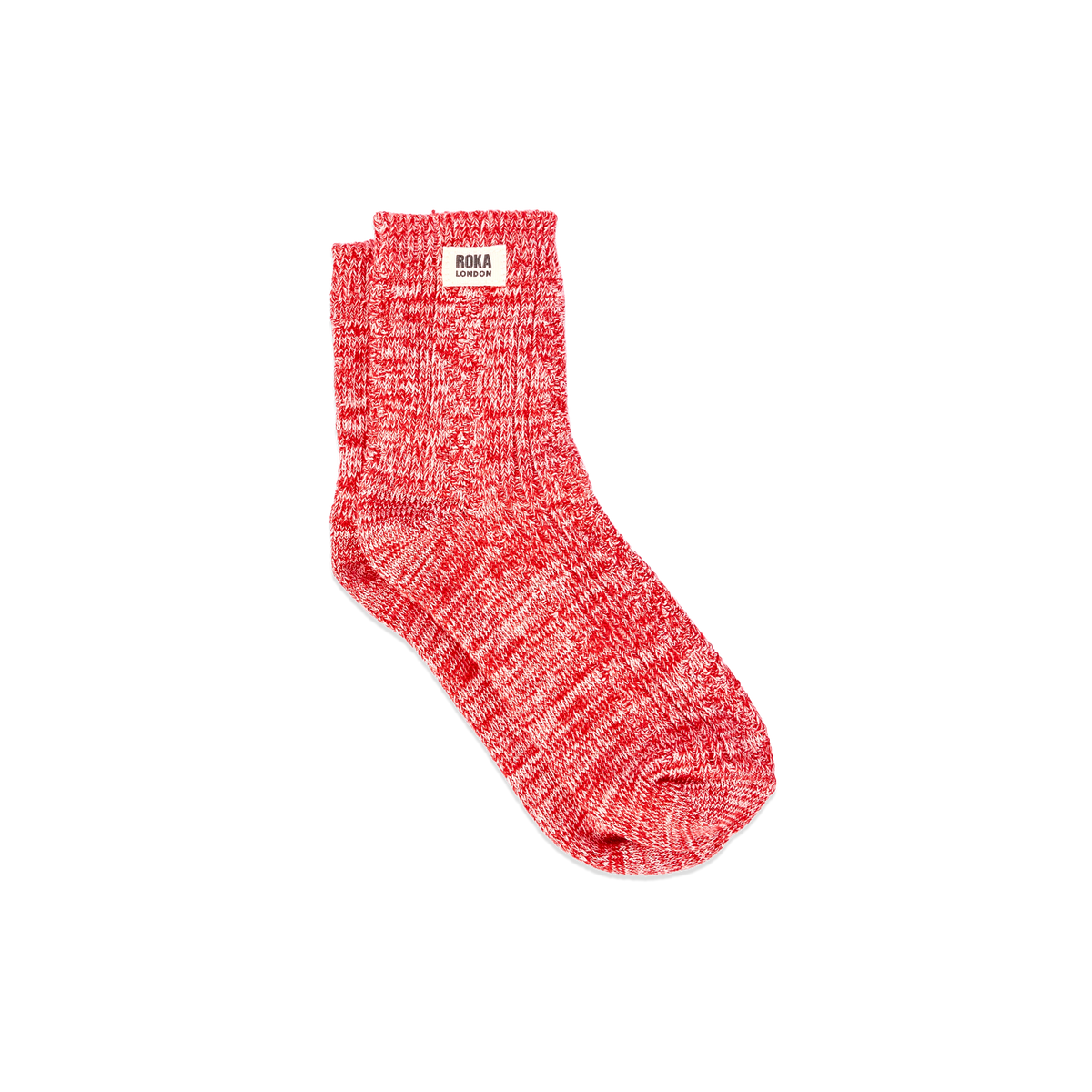 Wallace Crew Socks for Women in Cranberry