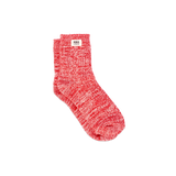 Wallace Crew Socks for Women in Cranberry