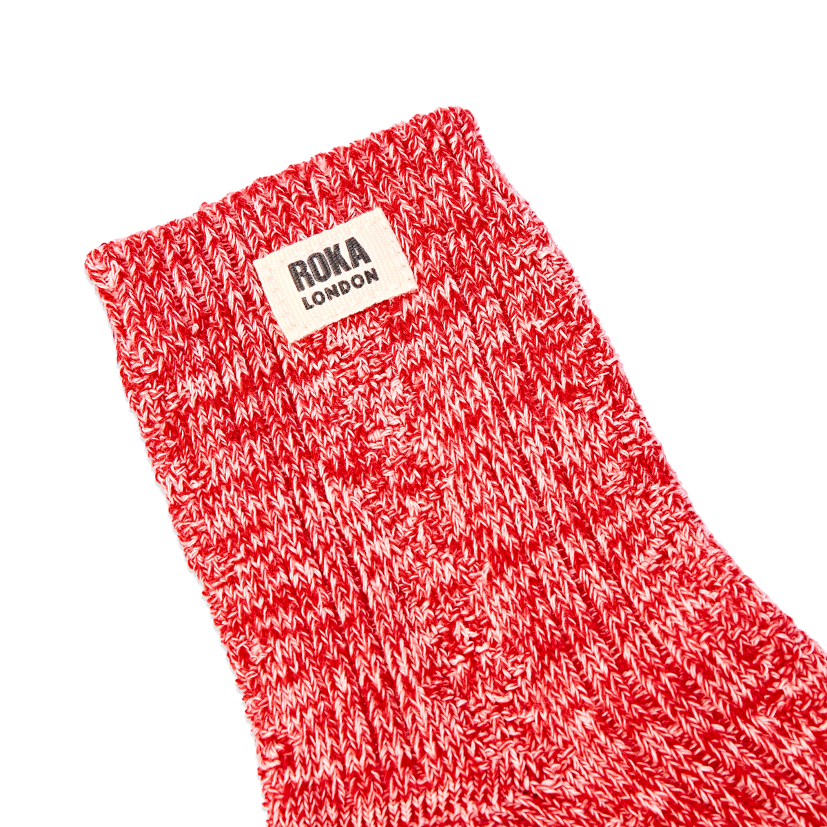 Wallace Crew Socks for Women in Cranberry