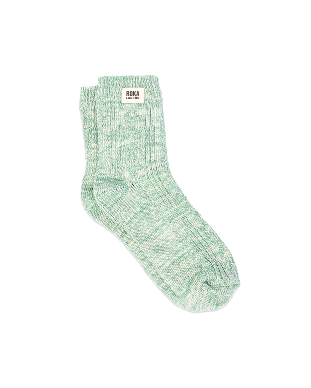 Wallace Crew Socks for Women in Matcha