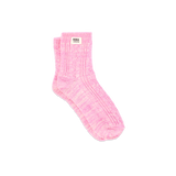 Wallace Crew Socks for Women in Pink Carnation