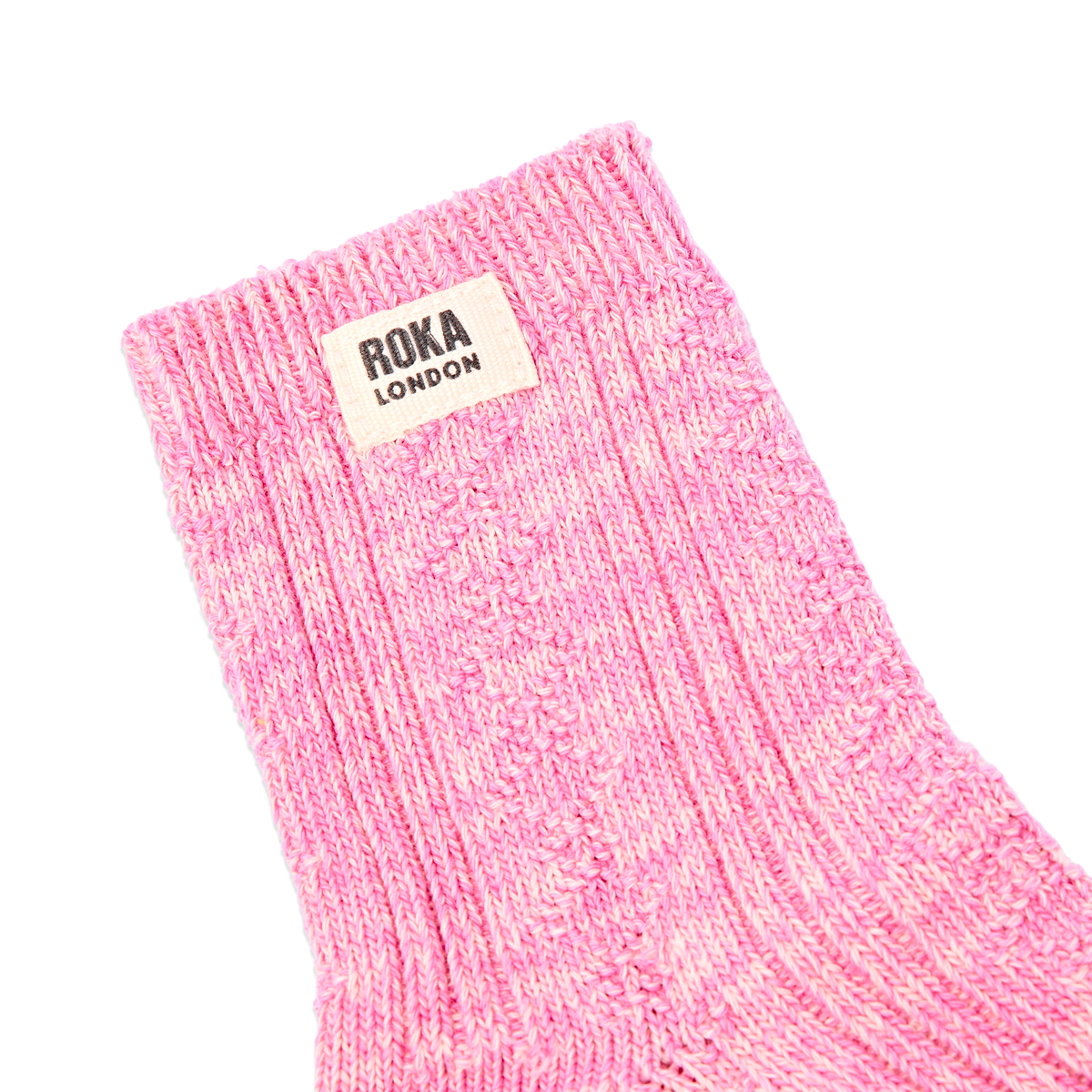 Wallace Crew Socks for Women in Pink Carnation
