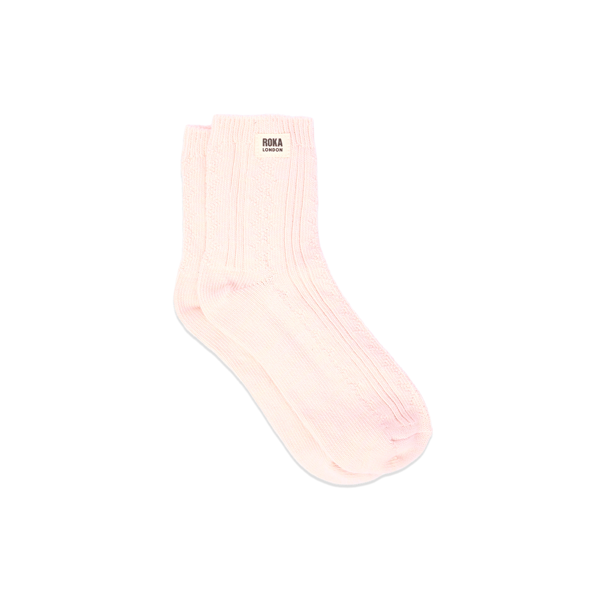 Wallace Crew Socks for Women in Transcendent Pink