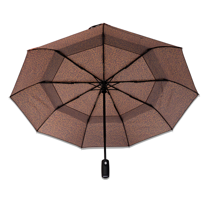 Waterloo Umbrella in Brown Mini Leopard