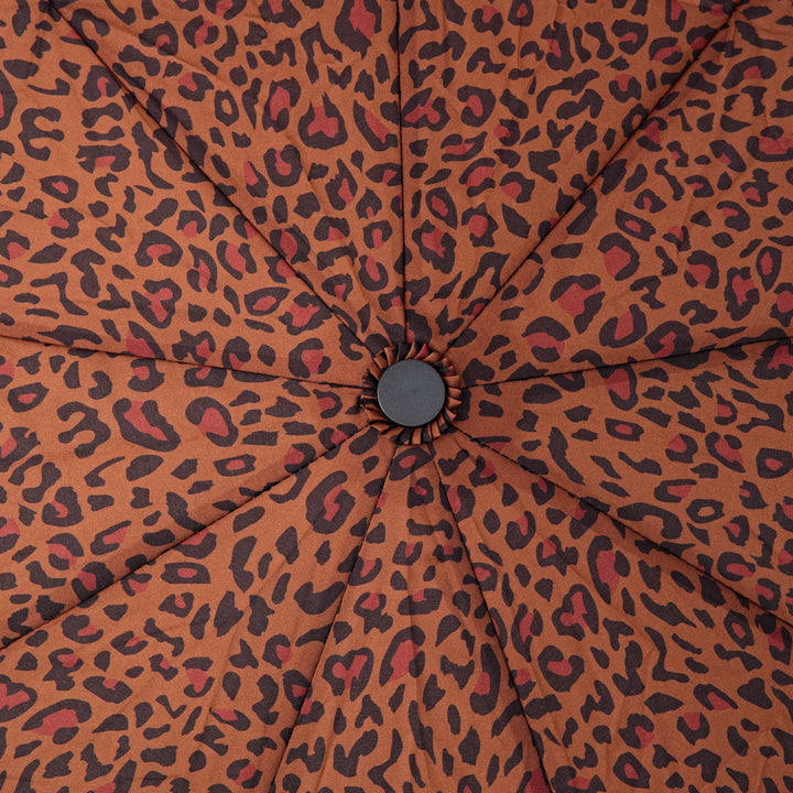 Waterloo Umbrella in Brown Mini Leopard
