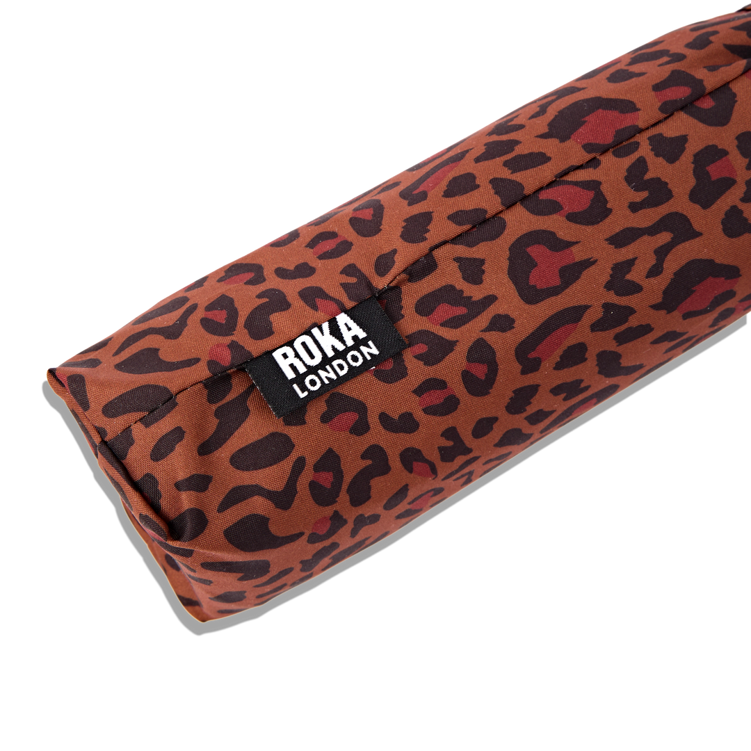 Waterloo Umbrella in Brown Mini Leopard