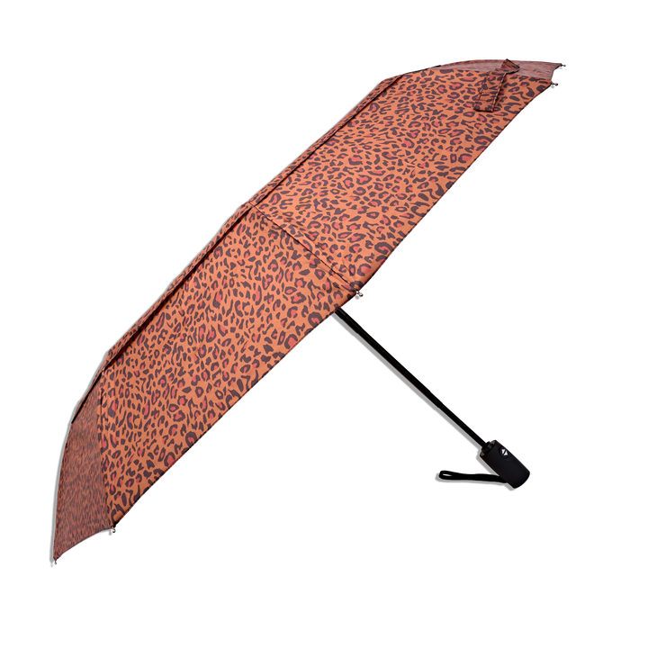 Waterloo Umbrella in Brown Mini Leopard