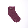 Watford Crop Socks for Women in Berry