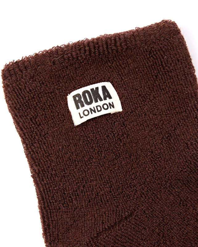 Watford Crop Socks for Women in Coco