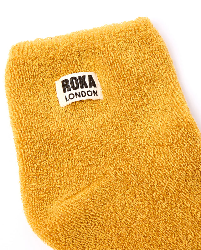 Watford Crop Socks for Women in Corn