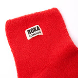 Watford Crop Socks for Women in Cranberry