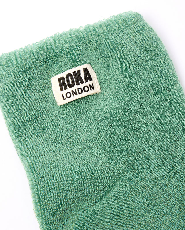 Watford Crop Socks for Women in Matcha