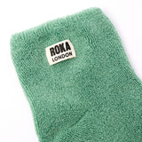 Watford Crop Socks for Women in Matcha