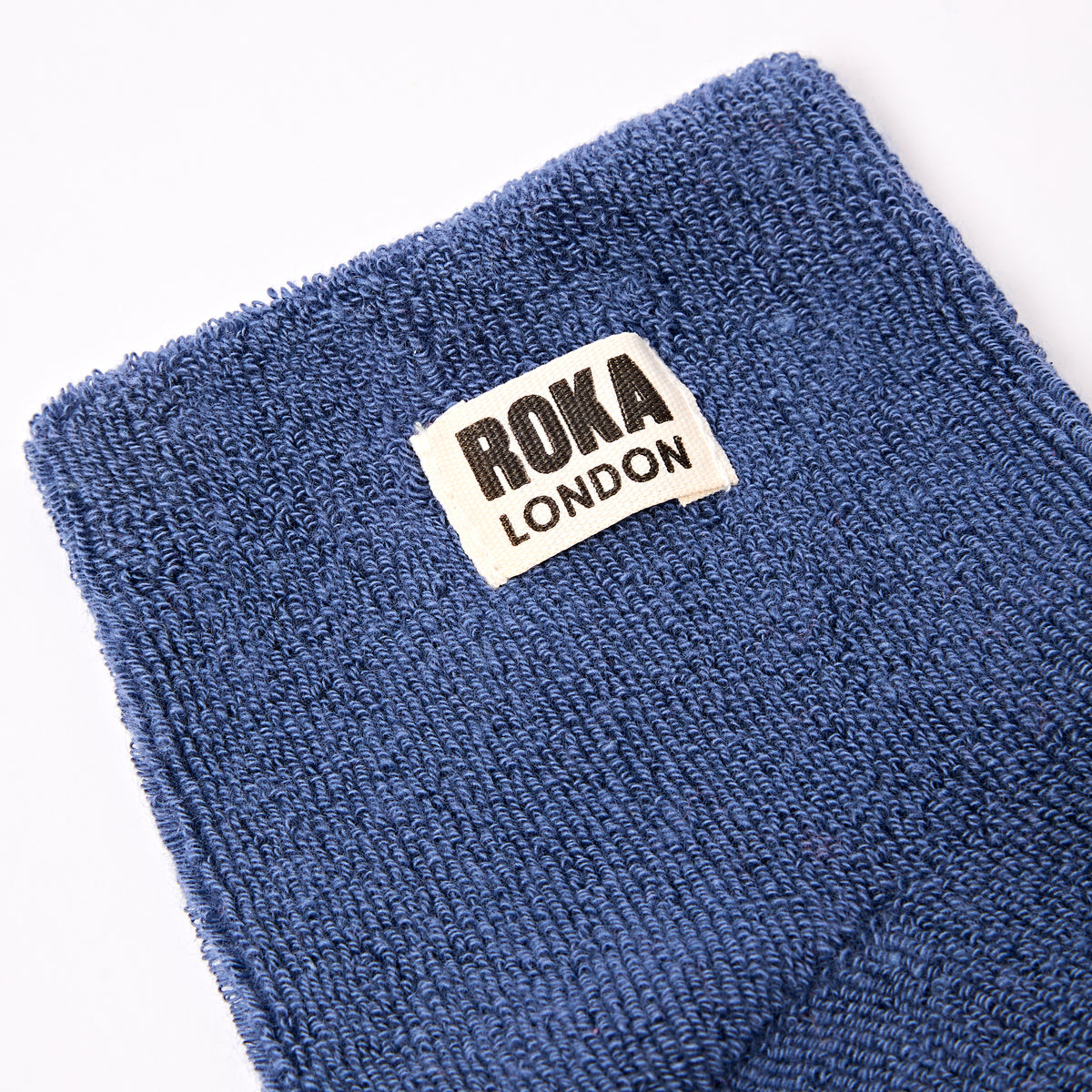Watford Crop Socks for Women in Coastal Blue