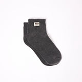 Watford Crop Socks for Women in Faded Black