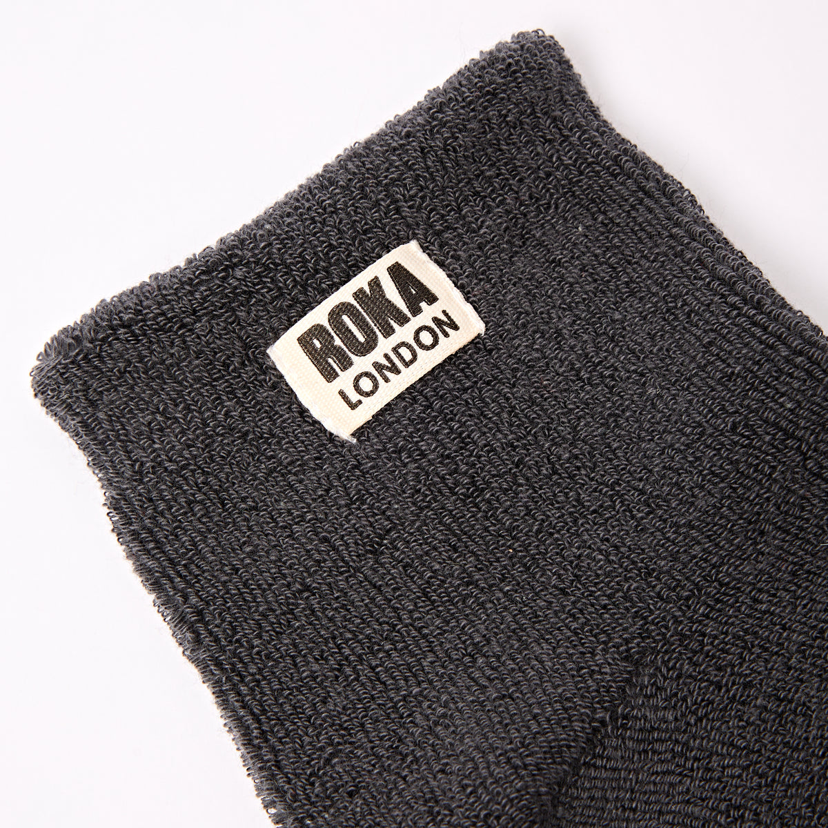 Watford Crop Socks for Women in Faded Black
