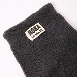 Watford Crop Socks for Women in Faded Black