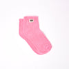 Watford Crop Socks for Women in Pink Carnation