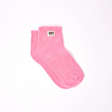 Watford Crop Socks for Women in Pink Carnation