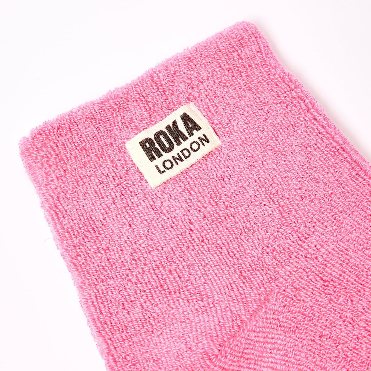 Watford Crop Socks for Women in Pink Carnation