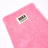 Watford Crop Socks for Women in Pink Carnation