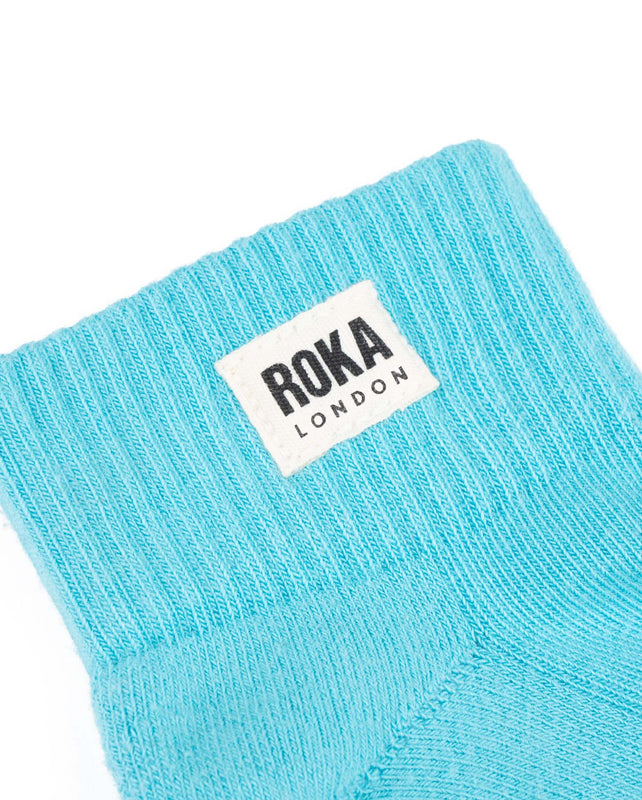 Wembley Ankle Socks for Women in Aquatic Awe