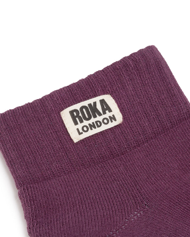 Wembley Ankle Socks for Women in Berry