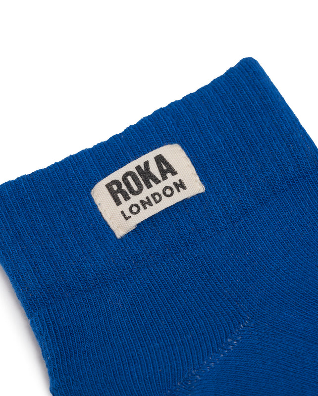 Wembley Ankle Socks for Women in Bright Blue