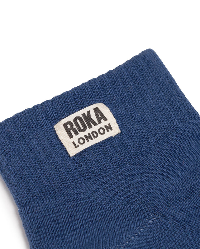 Wembley Ankle Socks for Women in Coastal Blue