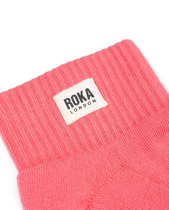 Wembley Ankle Socks for Women in Coral