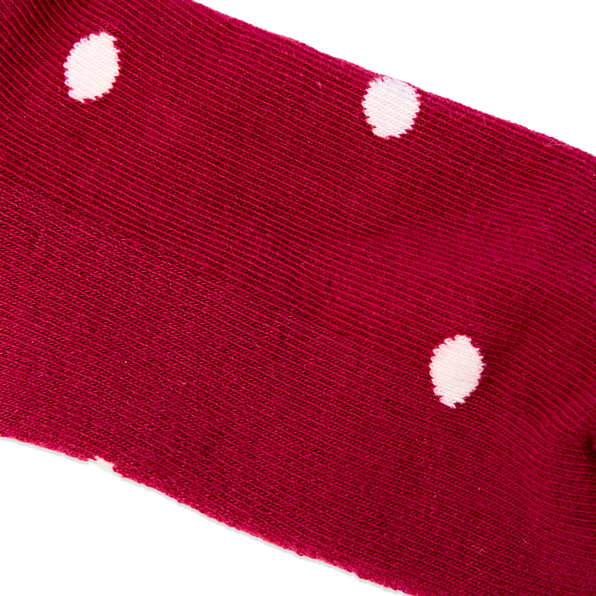 Wembley Ankle Socks for Kids in Granita Red Dot