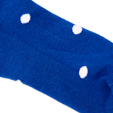 Wembley Ankle Socks for Kids in Malibu Blue Dot