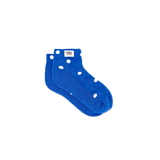 Wembley Ankle Socks for Kids in Malibu Blue Dot