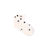 Wembley Ankle Socks for Kids in Marshmallow Dot