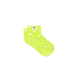 Wembley Ankle Socks for Kids in Lime Dot