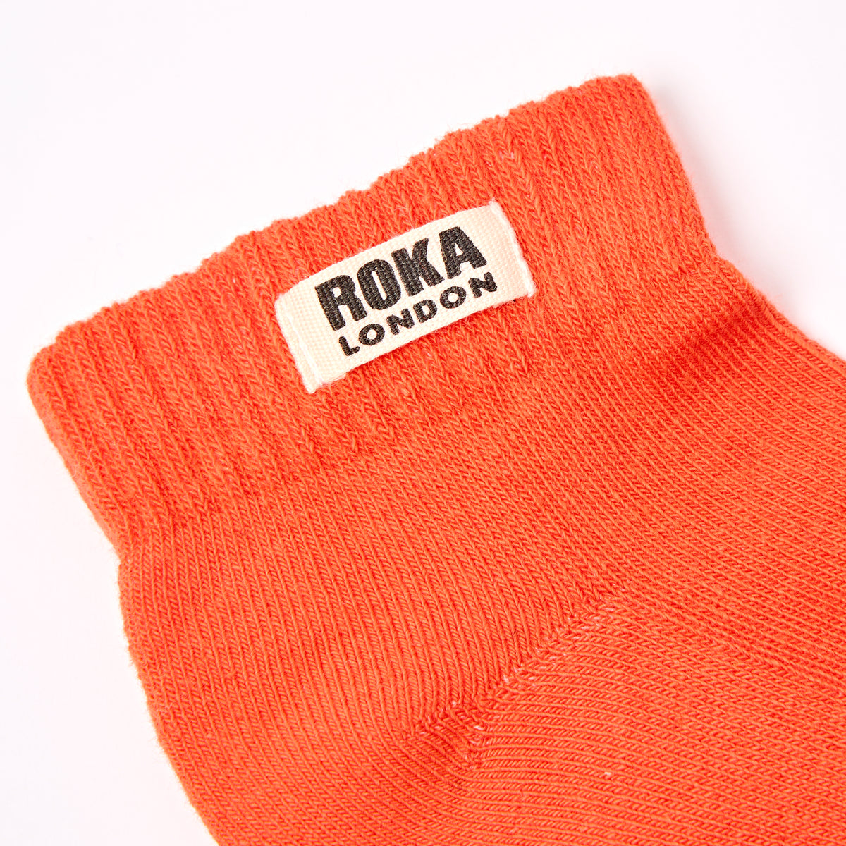 Wembley Ankle Socks for Kids in Mandarin