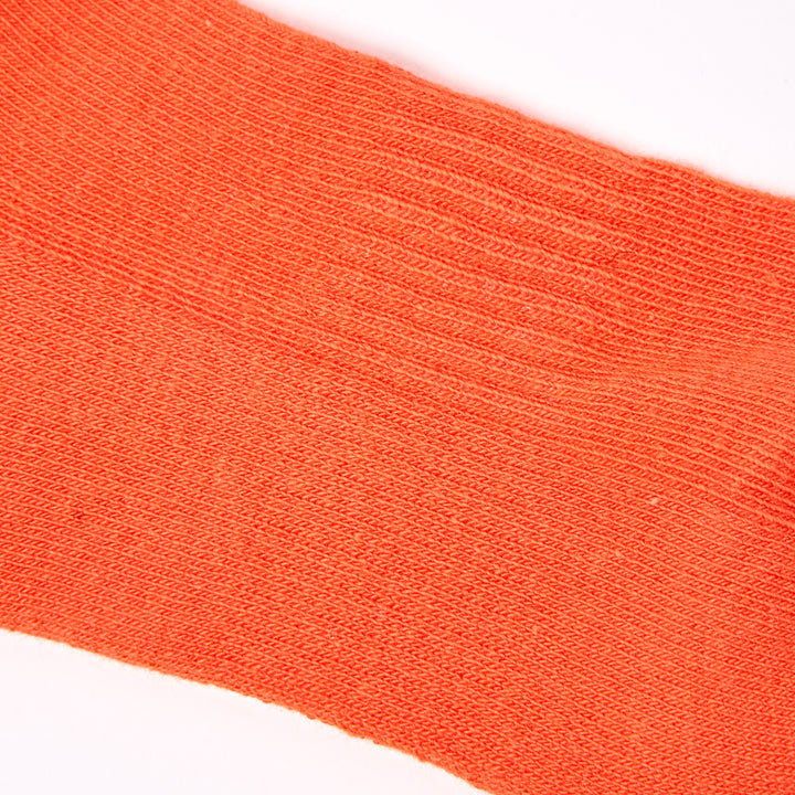 Wembley Ankle Socks for Kids in Mandarin