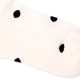 Wembley Ankle Socks for Kids in Marshmallow Dot